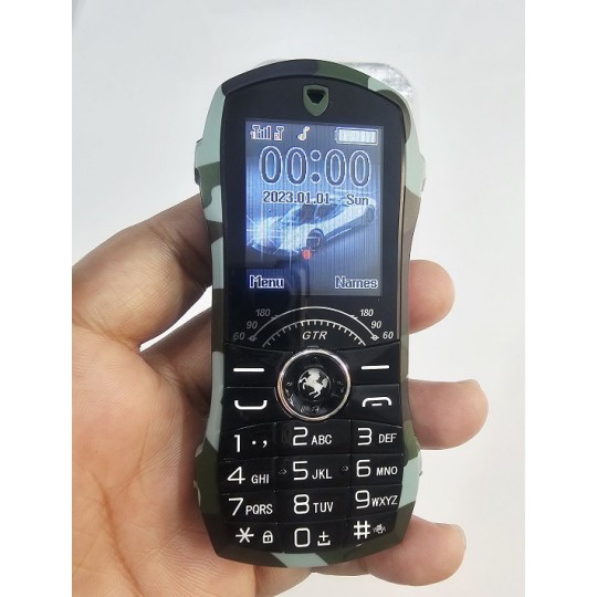 W2020 Car Phone Dual Sim Green