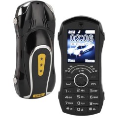 W2020 Car Shape Button Phone Dual Sim Black