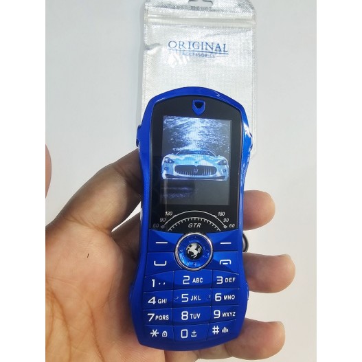 W2020 Car Shape Phone Dual Sim Camera Blue