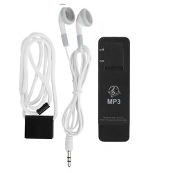 BD07 USB Charge Mp3 Music Player Black