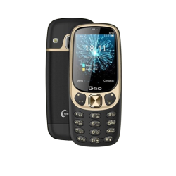 Geo R10 Slim Button Phone Metal Body Dual Sim