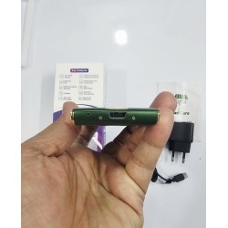 Geo R44 Feature Phone Metal Leather Style Green