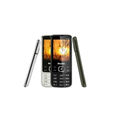 Hallo Fame Button Phone Metal Body Silver