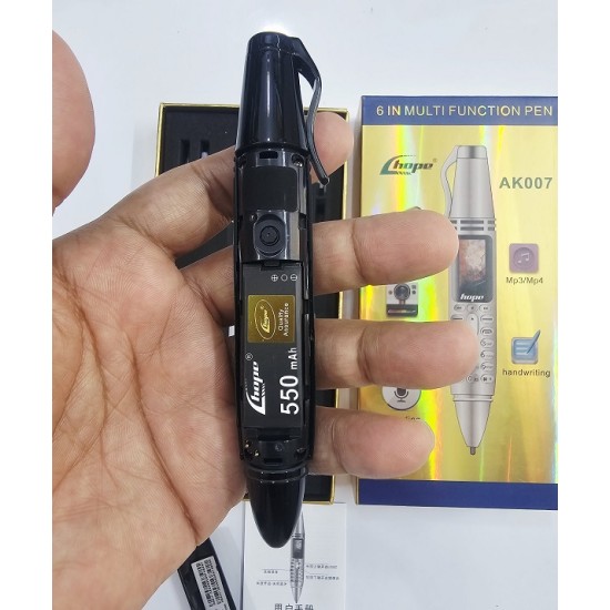 Hope AK007 Pen Style Button Phone Dual Sim Black