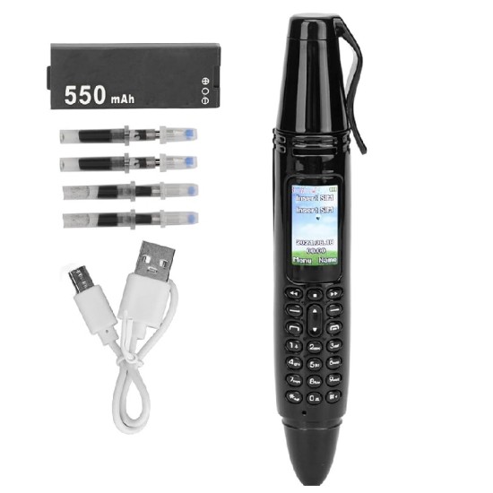 Hope AK007 Pen Style Button Phone Dual Sim Black