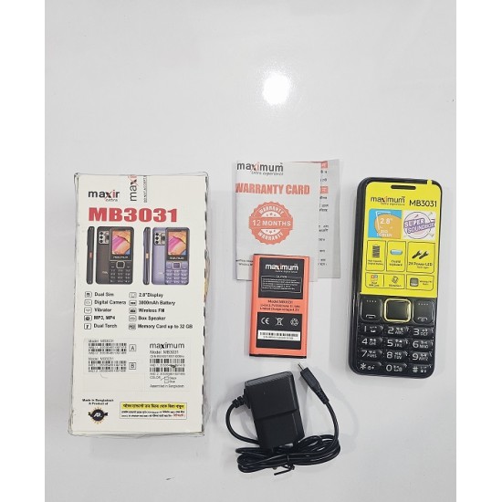 Maximum MB3031 Button Phone 3000mAh Battery