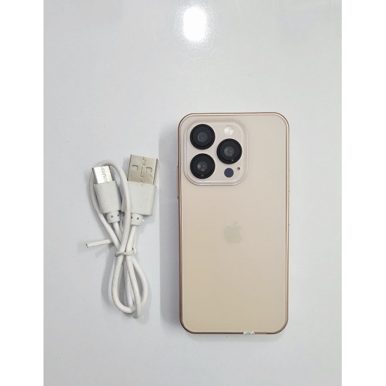 15 pro Max Mini Android Smartphone Gold