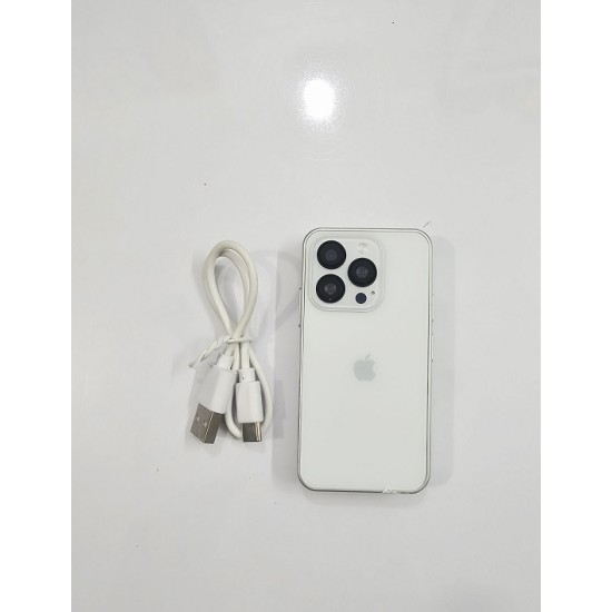 15 Pro Max Mini Smartphone Dual Sim White