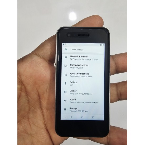 15 Pro Max Mini Smartphone Dual Sim White