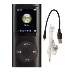 AR18 Bluetooth Mp3 Mp4 Player FM Radio Black