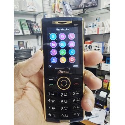 Geo R44 Leather Degine Dual Sim Phone Blue