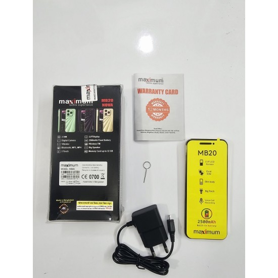 Maximum MB20 NOVA Phone Dual Sim Gold