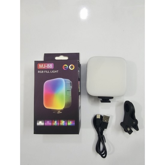 MJ88 RGB LED Video Light Rechargable