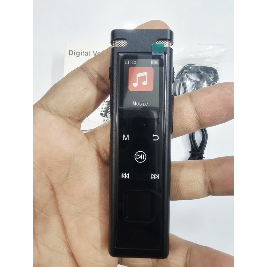 R11 Digital Voice Recorder 8GB Finger Lock Touch Button Metal Body