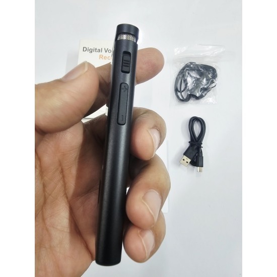 R11 Digital Voice Recorder 8GB Finger Lock Touch Button Metal Body