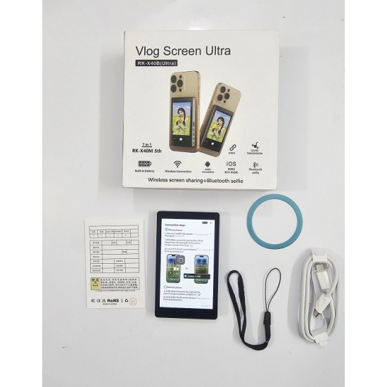 RK-X40B Phone Vlog Screen Ultra Monitor