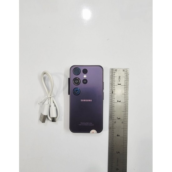 S24 Ultra Mini Smartphone Dual Sim Purpel