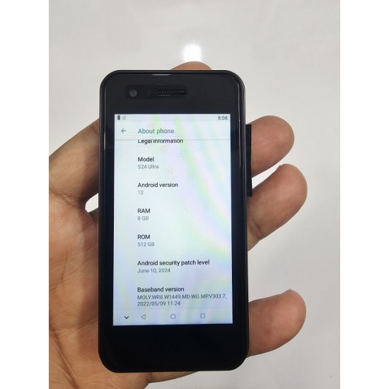 S24 Ultra Mini Smartphone Dual Sim Purpel