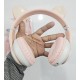 SNT28 Cat Bluetooth Headphone With LED Light Pink