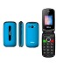 VEGA V6 Folding Phone Dual Sim Blue