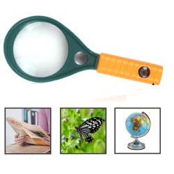 MG89077 Magnifier Glass 3X Zoom With Compass