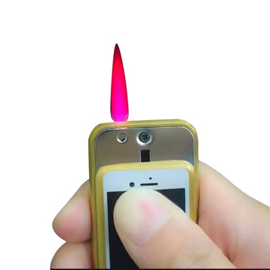 Mini iphone Looks Gas Lighter Metal Body