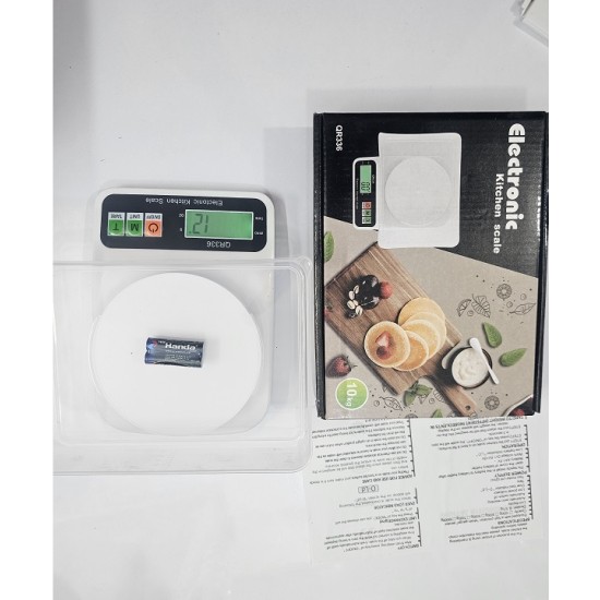 QR336 Digital Kitchen Weight Scale 10kg