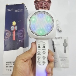 WS1816 Bluetooth Karaoke Microphone With LED Light