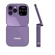 Tinstar T888 Folding Phone Camera 2 Sim Purpel