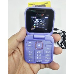 Tinstar T888 Folding Phone Camera 2 Sim Purpel