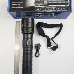 S16 Big Super Bright Flashlight 15000mAh Battery Zoom Light