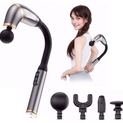 U Shaped Deep Massage Gun Extension Handle Body Massager