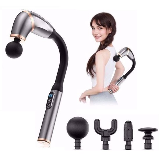 U Shaped Deep Massage Gun Extension Handle Body Massager