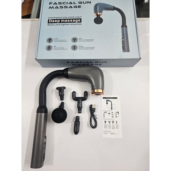 U Shaped Deep Massage Gun Extension Handle Body Massager