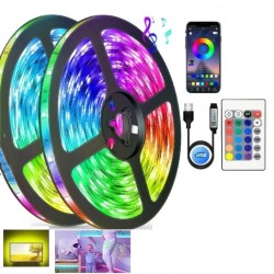 5V Usb Led Strip Lights 5 Meter Apps Control And Remote