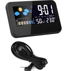 Cj2618T Color Screen Calender Digital Alarm Clock