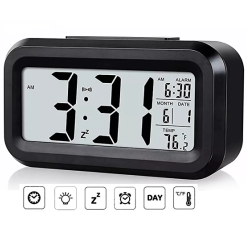 DOL 2108 Mini Digital Alarm Clock Temperature and Calendar