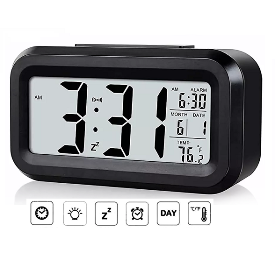 DOL 2108 Mini Digital Alarm Clock Temperature and Calendar