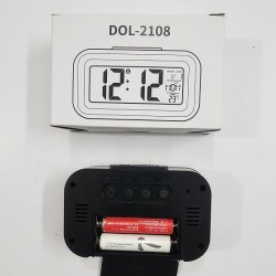 DOL 2108 Mini Digital Alarm Clock Temperature and Calendar