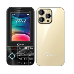 imam C7 Vista Feature Phone Big Display Gold