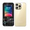 imam C7 Vista Feature Phone Big Display Gold