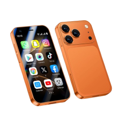 ONEMath A17 Mini Android Phone Wifi Playstore Orange