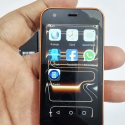 ONEMath A17 Mini Android Phone Wifi Playstore Orange