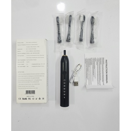 X3 Sonic Rechargable Toothbrush Black