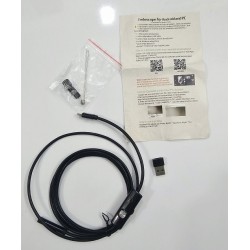 2 in 1 Endoscope Camera Waterproof Inspection Camera 2 Meter