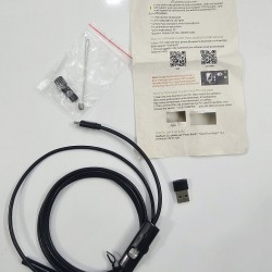2 in 1 Endoscope Camera Waterproof Inspection Camera 2 Meter