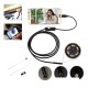 2 in 1 Endoscope Camera Waterproof Inspection Camera 2 Meter