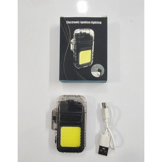 Eletric Lighter With COB Flashlight