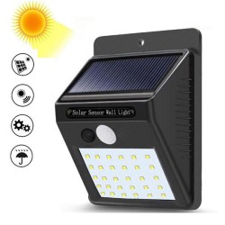 Solar Powered Motion Sensor Outdoor Light 30 LED Waterproof