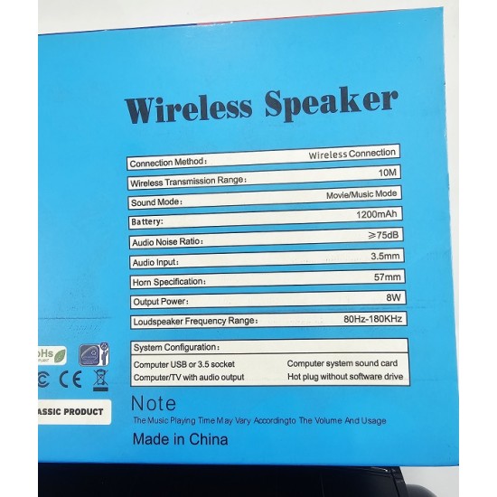 X706 Car Bluetooth Speaker With FM Radio Massive Sound